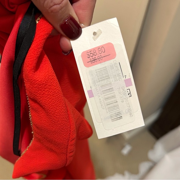 Jessica Simpson Red Holiday Dress, Women’s Size 6, NWT! - Picture 5 of 14